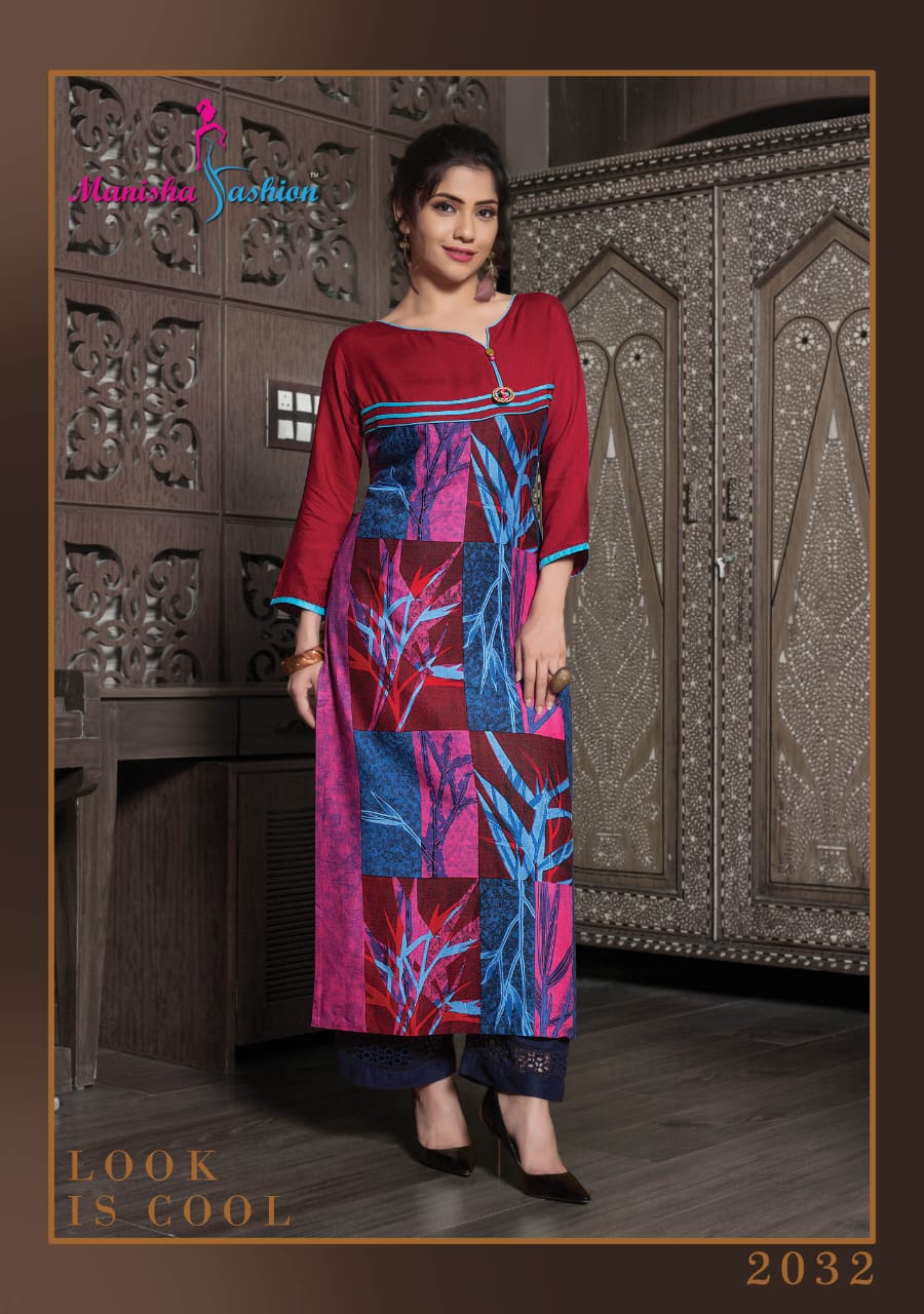Melody Vol-2 Manisha Fashion Designer Rayon Kurti Melody Vol-2 Manisha Fashion Designer Rayon Kurti